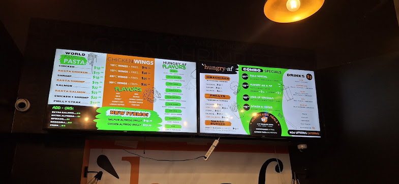 Hungry AF Downtown Restaurant Menu – Downtown Atlanta Eats