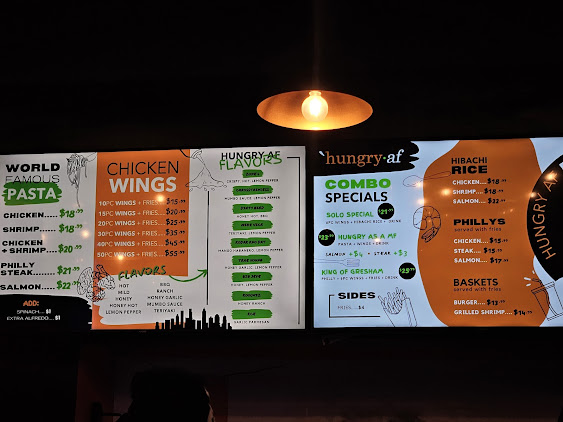 Hungry AF Downtown Restaurant Menu – Downtown Atlanta Eats